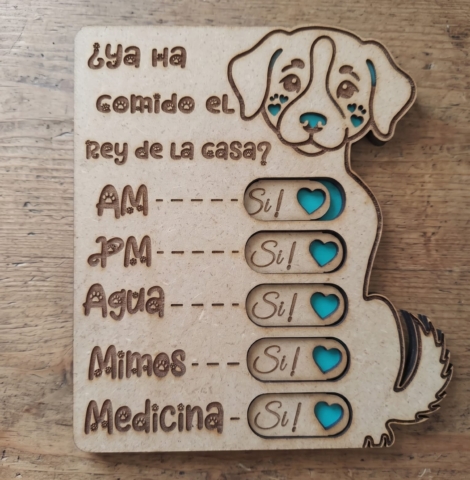 tablero superpapis perrunos